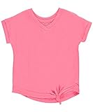French Toastベビーガールズ'capスリーブVネックTシャツ
