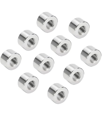 Amazon | uxcell 20個 丸型溶接ナット M6x10x25mm ロング溶接オン