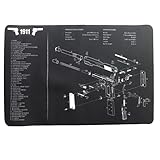 [ZepoR] Colt Government M1911 ガバメント 高性能 ゲーミング マウスパッド42cm×28cm (耐油,滑り止め効果でメンテナンスシートとしても！) （精密操作×長耐久！多用途に対応する最適なプレイ環境を実現） (M1911) WA2008