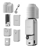 TOMGDRACO 【7セット】DJI Osmo Pocket 3 シリコン保護ケース 本体 ケース + レンズケース + スクリーンカバー+ネジ付きハンドル保護ケース+バッテリー寿命ハンドルケース+ DJI MIC 2ケース+スクリーンストラップ付き キズ防止 落下防止 保護カバー 耐衝撃 ジンバル保護ケース落下保護 Osmo Pocket 3 アクセサリー (万能保護ケース - グレー)