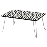 不二貿易 ローテーブル 70×48cm ゼブラ 10490