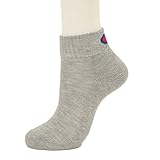 (チャンピオン)Champion クォーターレングス　ビッグロゴソックス２足組 HJ （060）ヘザーグレー 19-24cm CMSBH203