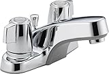 Peerless P246LF-M Classic Two Handle Lavatory Faucet, Chrome [並行輸入品]