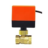 2方向電動ボール弁 水用 AC24V DC12V - G 1/2 3/4 1 1-1/4 インチ (AC 24V, 1/2インチ)