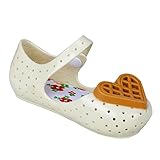 Voberry Children Jelly Shoes Heart Shape Toddler Kids Candy Color Summer Sandals (3.5-4.5Year, Beige