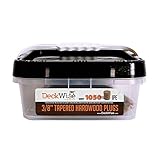 DeckWise 3 / 8インチTapered Ipeデッキプラグ、1050ピース