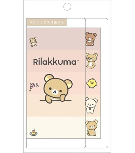 サンエックス - サンエックス　ワンルーム　メモ　ふせん　4点セット Amazon.co.jp: サンエックス リラックマ 付箋 クリア付箋メモ