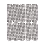 GOODCHI 反射ステッカー 反射板 反射テープ 8cm x 3cm 自転車 車 安全警告 シール 防水 全天候型反射ステッカー 両面テープ 10枚 (白)