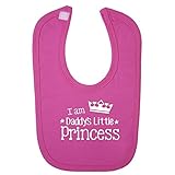 (フロソ) FLOSO 赤ちゃん・ベビー用 I Am Daddys Little Princess(私はパパの小さなプリンセス)プリント ベルクロビブ スタイ (ワンサイズ) (ピンク)