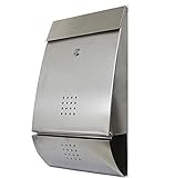 iimono117　ステンレス郵便ボックス メールボックス 鍵付き / 新聞受け 郵便ポスト ステンレス ポスト 郵便箱 新聞受け付き 雨風でも 錆びにくい ステンレス製