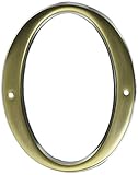 Baldwin 90670050 # 0 House Number, Antique Brass by Baldwin