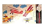 removableplanesビニールデカールアート壁画壁ステッカーデカール子供ベビー保育園部屋