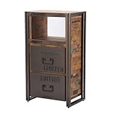 d-Bodhi FERUMシリーズ 2ドア オープンラック 幅60×奥行40×高108cm 111896