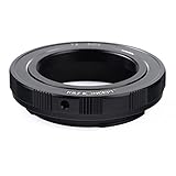 K&F Concept レンズマウントアダプター KF-T2EF (Tマウントレンズ → キャノンEFマウント変換)