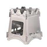 キャンプストーブ チタン ウッドストーブ 焚き火台 ウッドストーブ チタン 折りたたみ焚火台 アウトドア キャンプ用