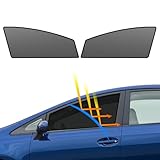 BLUESEATEC トヨタ プリウス 30系 遮光 メッシュカーテン マグネット式 サンシェード サイド用 H21.5-H27.12 PRIUS 30 運転席 助手席 日除け 2枚