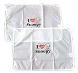 I LOVE スヌーピー☆2枚組ループ付ランチョンシート（日本製）
