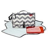 SKIP HOP スキップホップ Pronto プロント オムツ替えマット オムツ替えバッグ (ゼブラ) [並行輸入品]