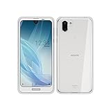 ノーブランド品 スマホケース AQUOSR2用 TPUケース スーパークリア 透明 ソフトケース 透明カバー