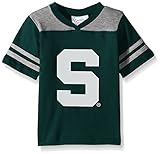 NCAA Michigan State Spartans幼児用男の子サッカーシャツ、グリーン、3