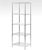 山善(YAMAZEN) スチールラック（幅60奥45）5段 メタルシェルフ SR-15065J