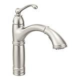 Moen 7295SRS Brantford One-Handle High Arc Pullout Kitchen Faucet, Spot Resist Stainless by Moen