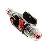 Fenteer 高品質　遮断器　回路ブレーカ　DC12V 　20/30/40/50/60/80/100A　リセット　サーキットブレーカ　ヒューズ　防水　インバータ　ソーラーシステム　 - 100Ａ