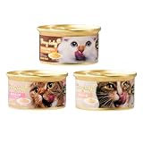 Be my baby 猫缶 グレインフリー 85g スープ仕立て 化学添加物・合成着色料 腎臓配慮 ビタミン&ミネラル (3缶, バランスアソート)