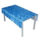 next.design テーブルクロス 水面 北欧 インスタ映え グッズ 映える 料理 撮影 デザイン アウトドア 180 140 長方形 正方形 インテリア リメイク テーブルマット (140cm×140cm)