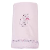 Luxury Fleece Baby Blanket with Airplane Applique 75x100 for pram crib moses basket babies newborn (