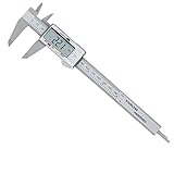 QEES デジタル 0-150MM ノギス 軽量 见分け率0.1mm (シルバー)