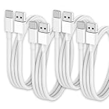 USB C ケーブル 1M X 4セット USB TYPE - C タイプC 充電 タイプC 急速充電 柔らかTPE素材 断線に強い 充電コード 480Mbps データ転送 Android/Switch/iPhone(USB-Cポート対応)用 (1M TYPE A - TYPE C X 4)