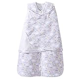 HALO SleepSack Micro Fleece Swaddle, Multi Rain Drops, Small