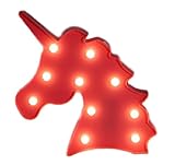 [クイーンビー] ユニコーン LED ライト (赤)
