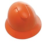 SAS Safety 7160-14 Full Brim Hard Hat with Ratchet, Orange by SAS Safety