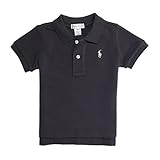 (ポロ ラルフローレン) POLO RALPH LAUREN ベビー 男の子 ポロシャツ Cotton Mesh Polo Shirt ダークスレート Dark Slate (18M) [並行輸入品]