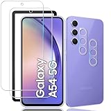 ｋａｗａｙｌＪＰ Galaxy A54 5G 用の ガラスフィルム 【2* フィルム + 2* レンズ保護フィルム+1*ガイド枠付 日本旭硝