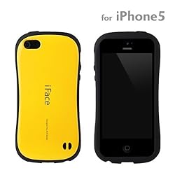 SoftBank au iPhone5 専用 iface First Class ケース スマホケース iPhone5ケース (イエロー)