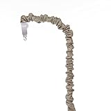 Glenna Jean Contessa Mobile Arm Cover, Grey Velvet by Glenna Jean