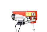 toolsisland 家庭用100V 電動ウインチ(ホイスト) 最大能力600kg TKK019