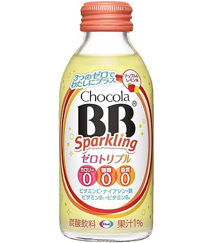 Amazon.co.jp: チョコラBBスパークリングゼロトリプル140mL×6本[栄養