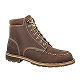 Carhartt メンズ Carhartt Men's 6" Lug Bottom Moc Steel Toe CMW6297 カラー: ブラウン