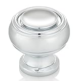 Southern Hills Chrome Cabinet Knobs, Pack of 5 Knobs, Bright Chrome Finish, Kitchen Cabinet Hardware