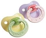 NUK 2 Pack Classic Silicone BPA Free Pacifier, 0-6 months, Colors May Vary (Discontinued by Manufact