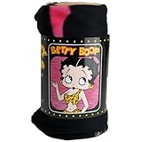 Betty Boop Jungle Girl fleece blanket throw [並行輸入品]