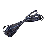 uxcell 編組スリーブ　PET製 ブラック 　電気ケーブルワイヤ　DVI ワイヤネット　10mm径