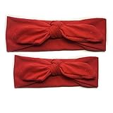 (キッズ　ハウス)KIDS HOUSE 親子ヘアバンド ウサギ耳 2本セット (赤)