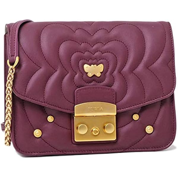 美品♥2WAYショルダーハンド花柄バッグフラワーFURLAフルラボタニカル FURLA】ロマンティックな花柄バッグで秋気分♡ 華やかな新作