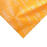 フラワーラップ リセ カラー：オレンジ 65cm×20m ラッピング 包装紙