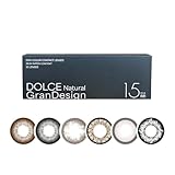 カラコン ドルチェ ナチュラル グランデザイン ワンデー 10枚 着色外径 14.8mm 15.0mm 1day コンタクト ドルチェサークルブラック (-1.00)